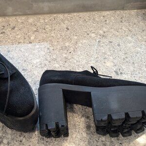 KMB Flatform Oxfords Black 39/US8